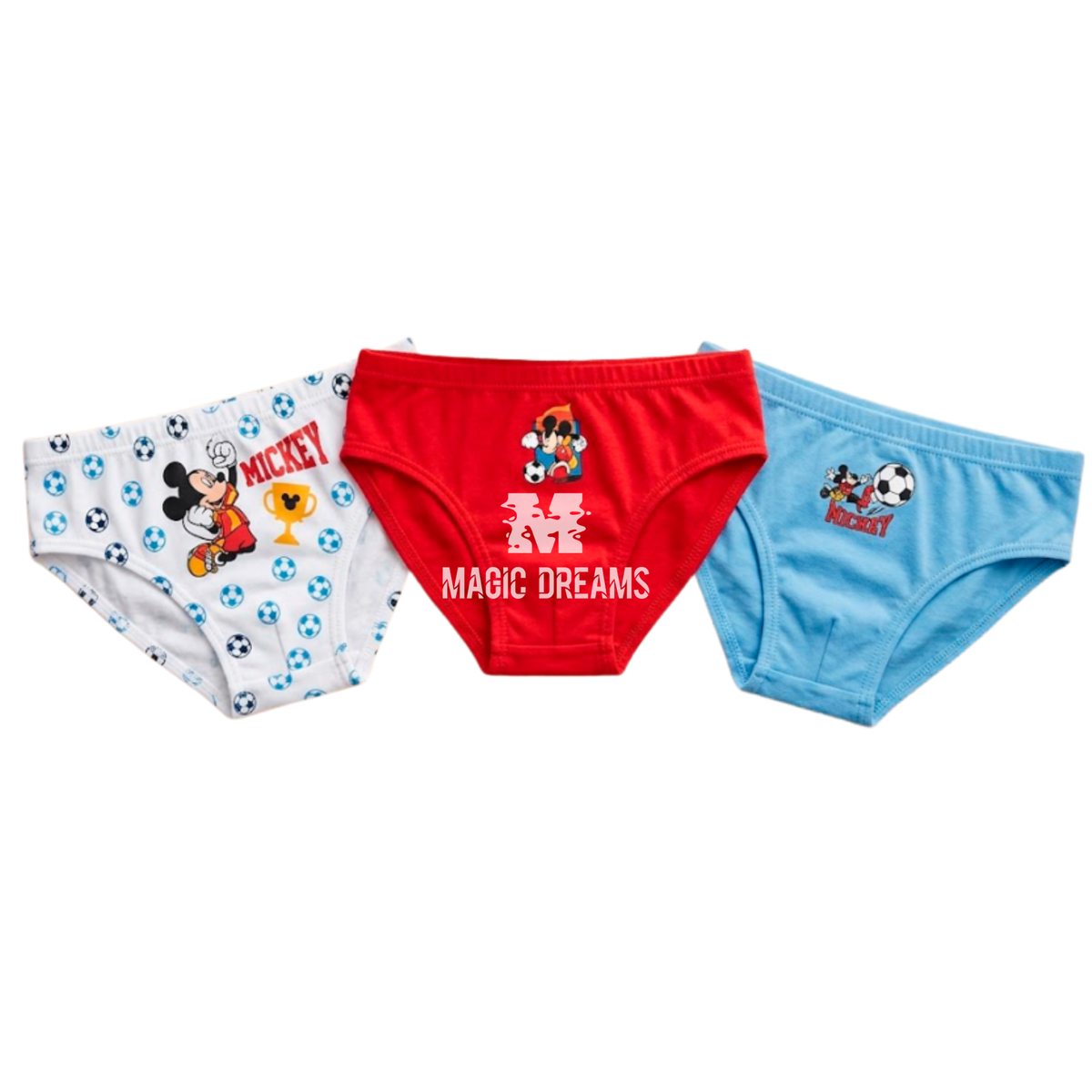 Pack de 3 Cuecas Mickey Mouse