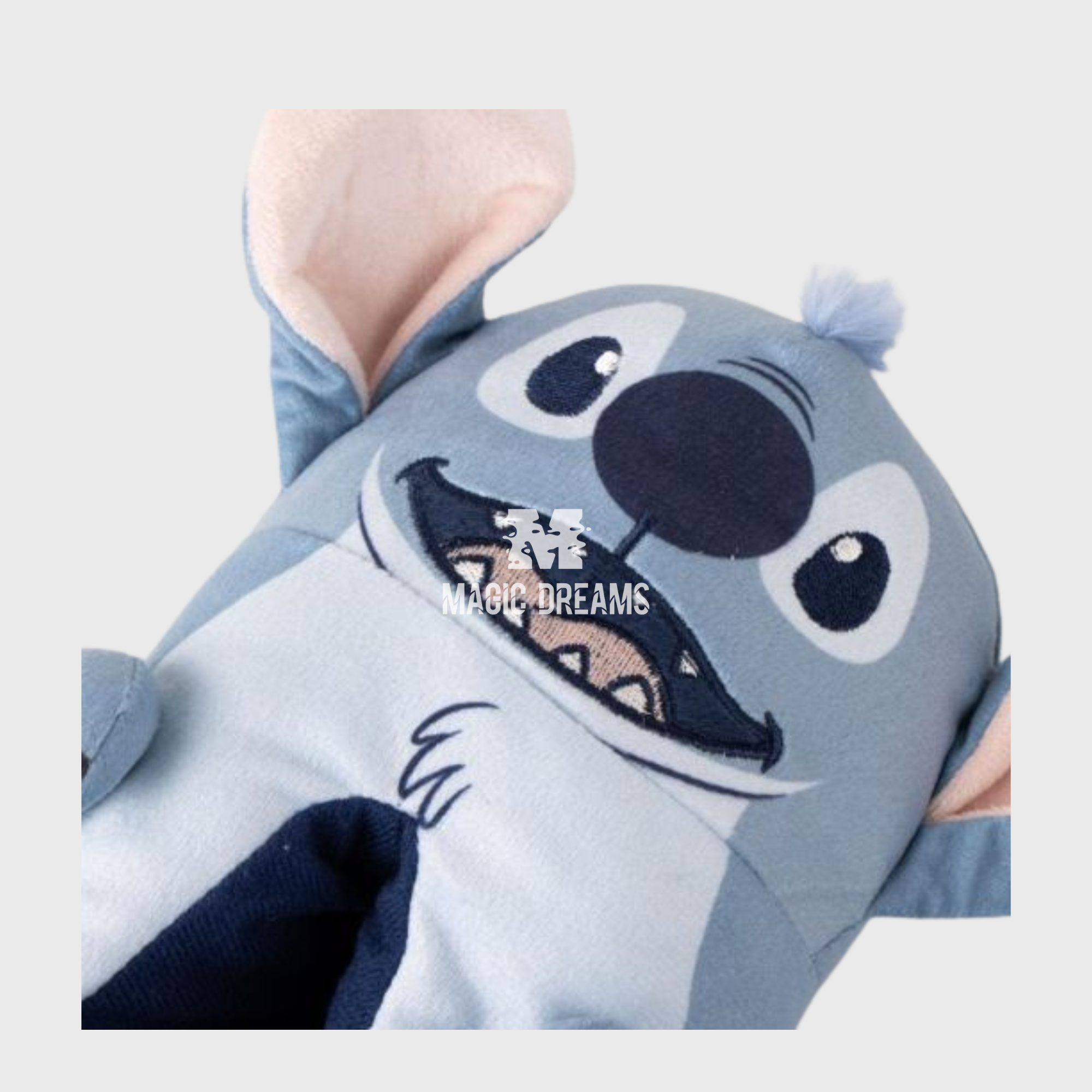 Pantufas de Casa Stitch Disney com Aplicações 3D