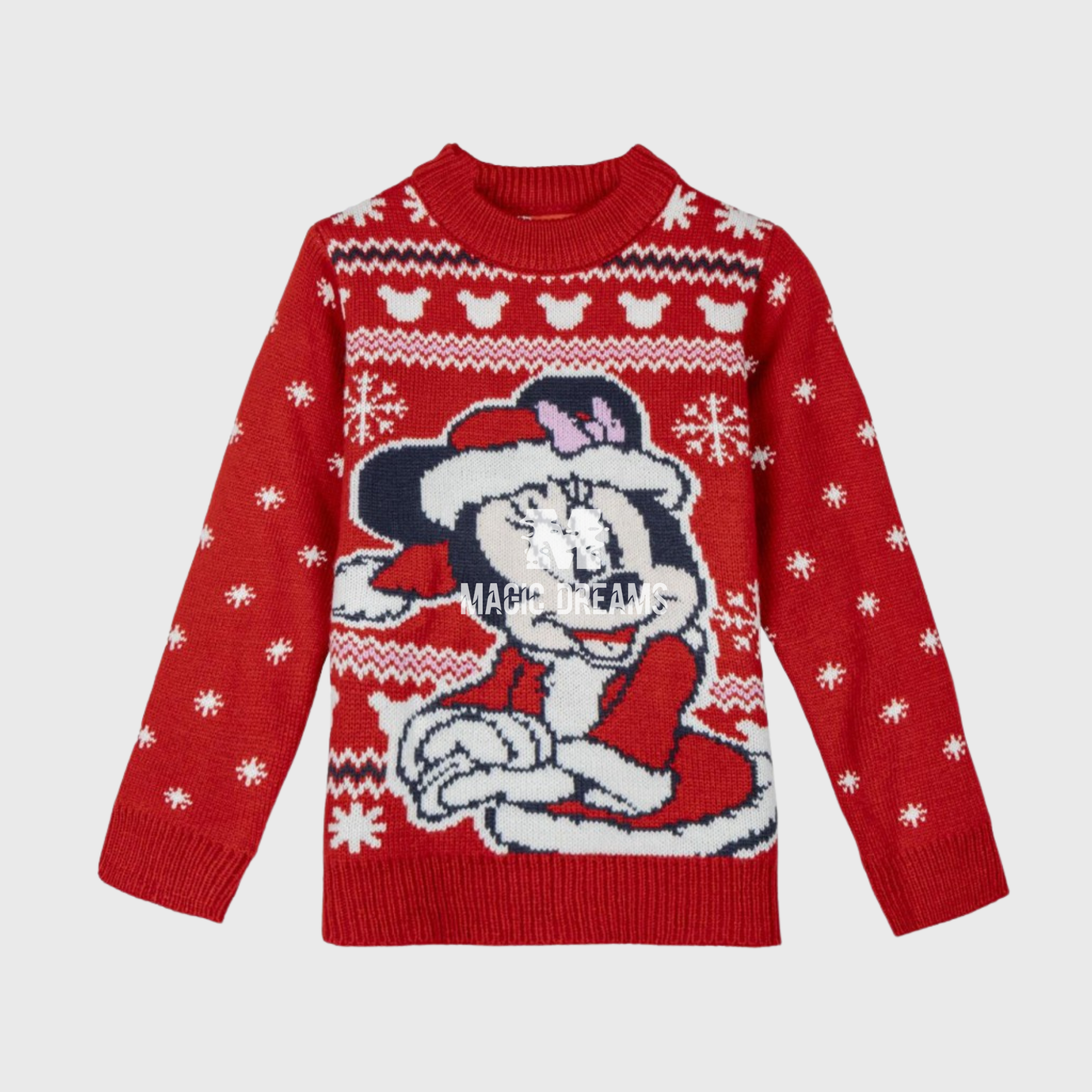 Camisola de Natal Minnie 3-7 anos