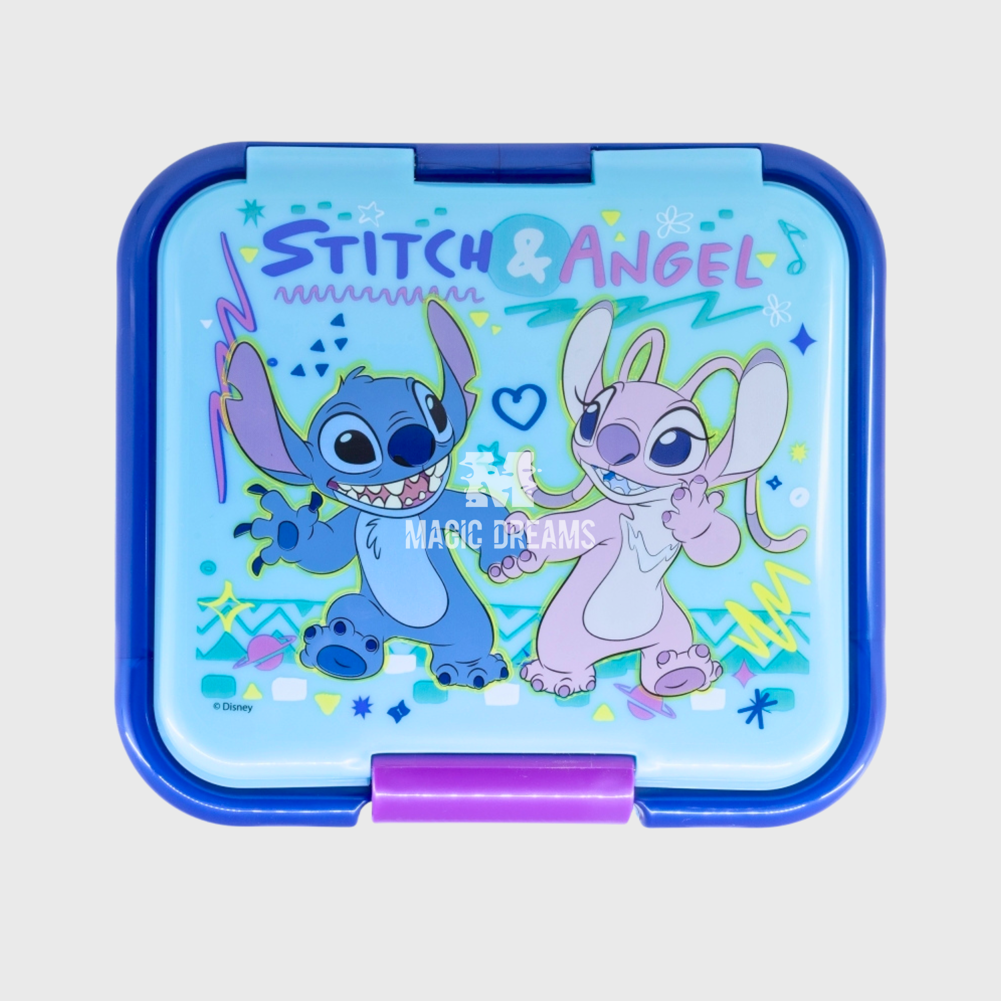 Sanduicheira Stitch & Angel Tripla