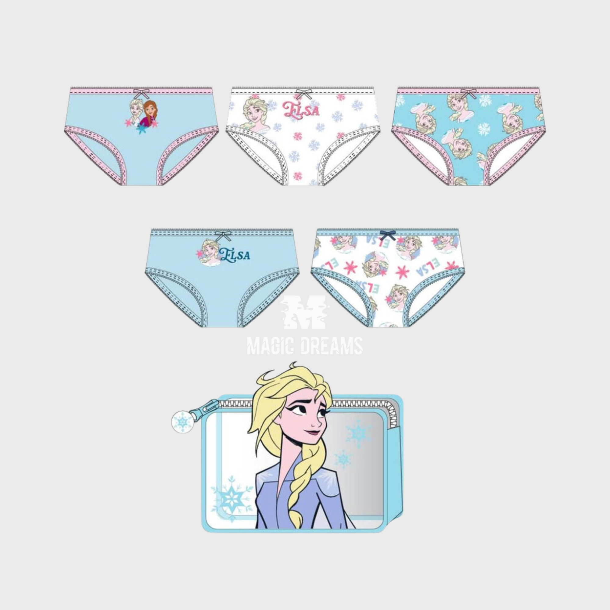 Pack de 5 Cuecas Frozen