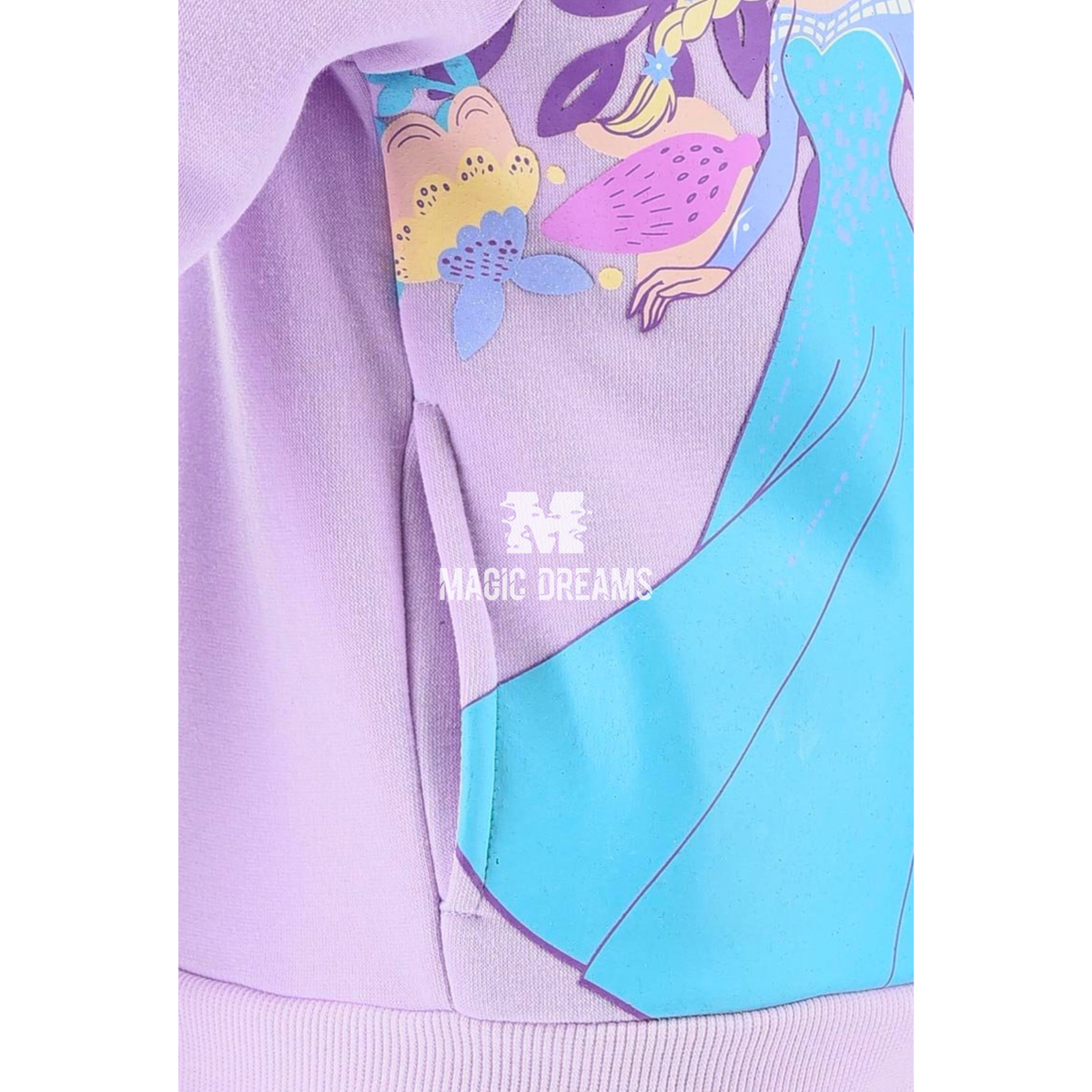 Fato de Treino com Calça e Casaco Com Capuz Frozen 3-8 anos