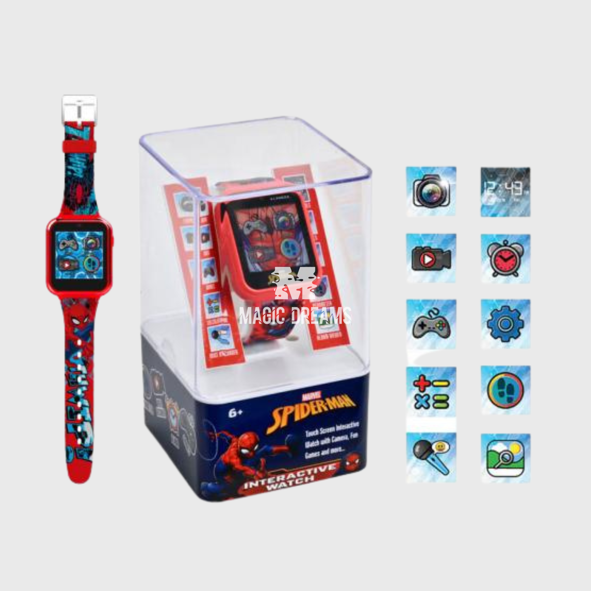 Relógio Inteligente Interativo Spiderman 6+