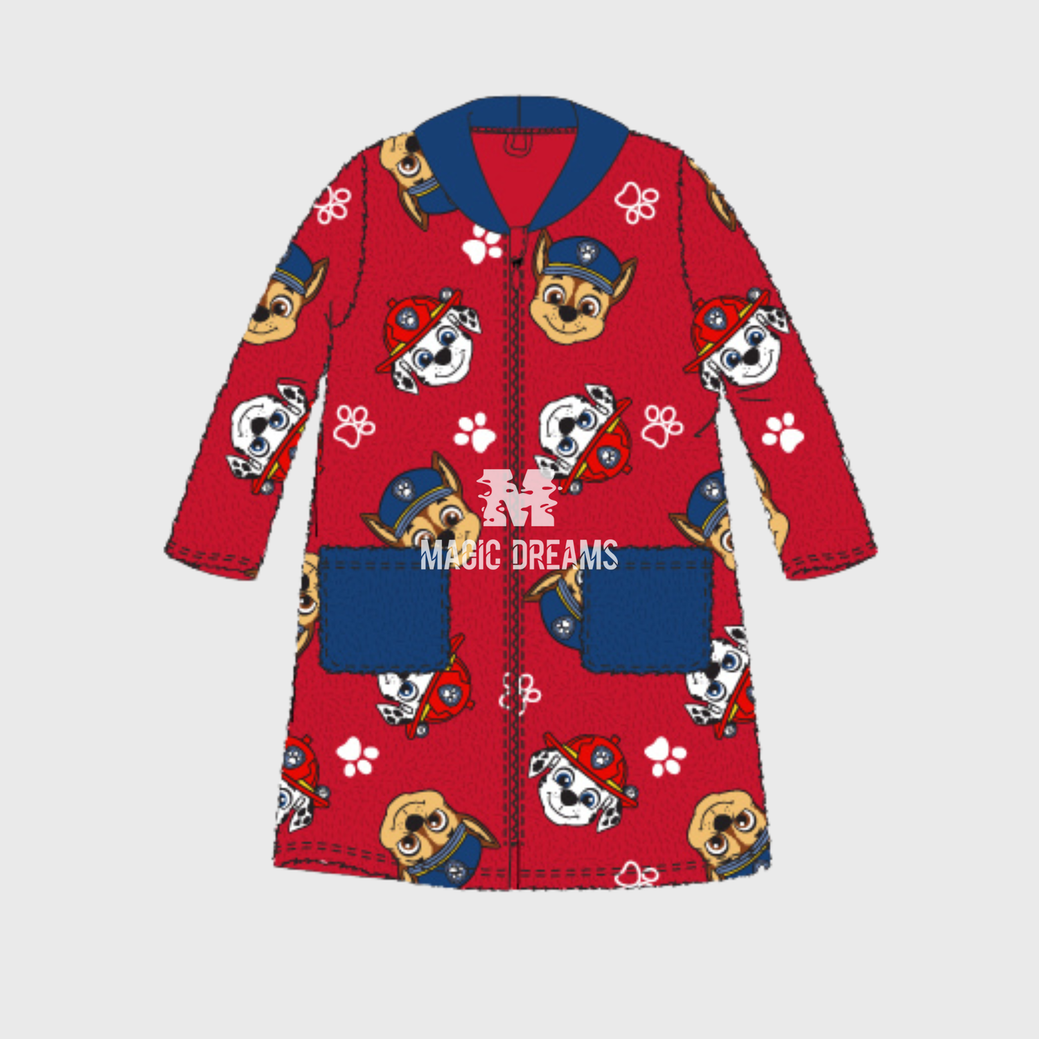 Robe Coralina Patrulha Pata Menino 3-6 anos