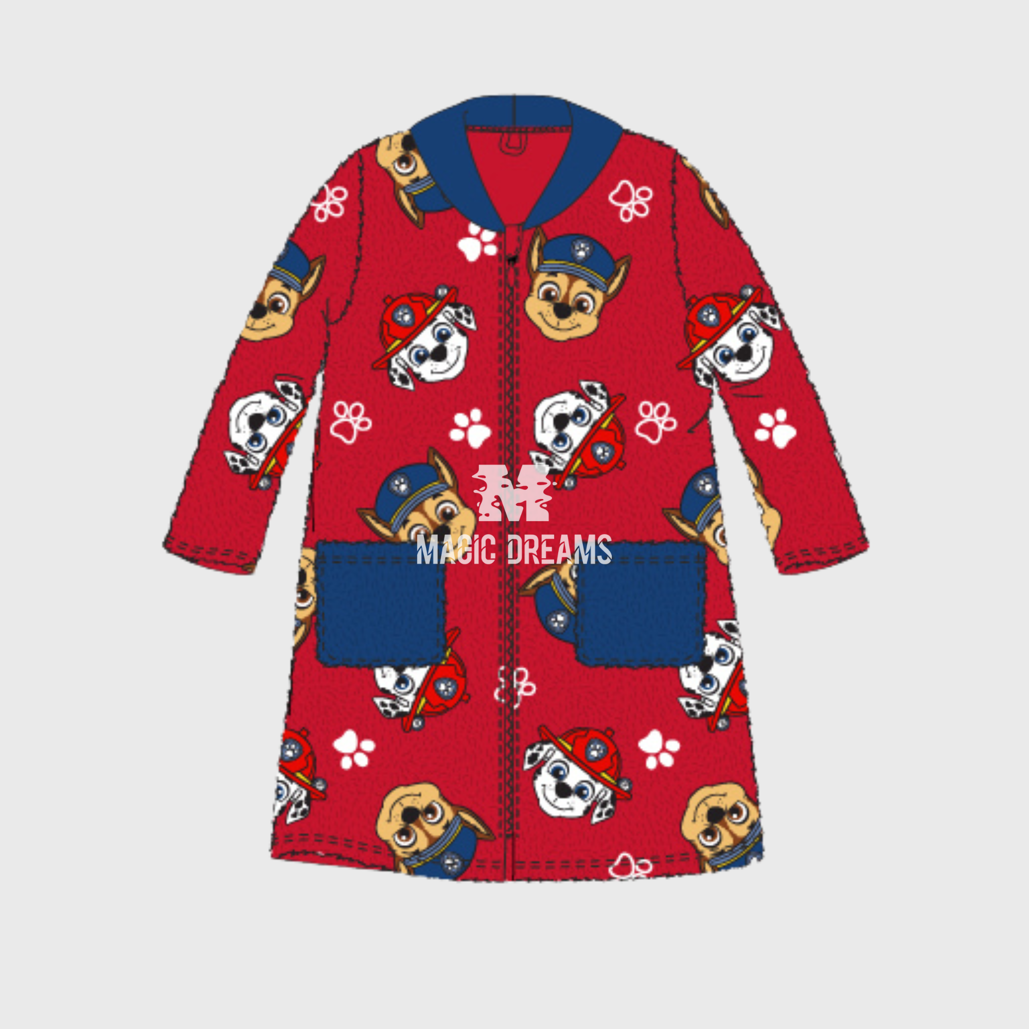 Robe Coralina Patrulha Pata Menino 3-6 anos