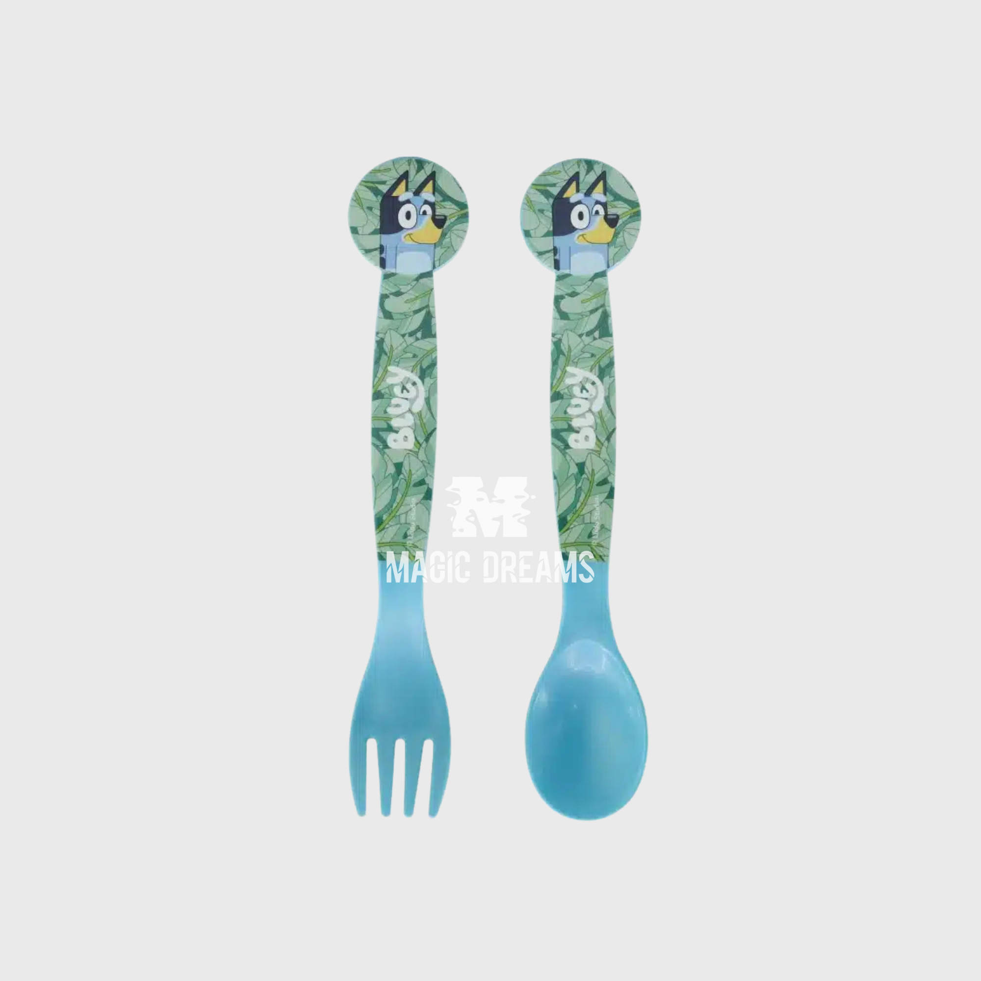 Conjunto de 2 Talheres PP Bluey e Bingo