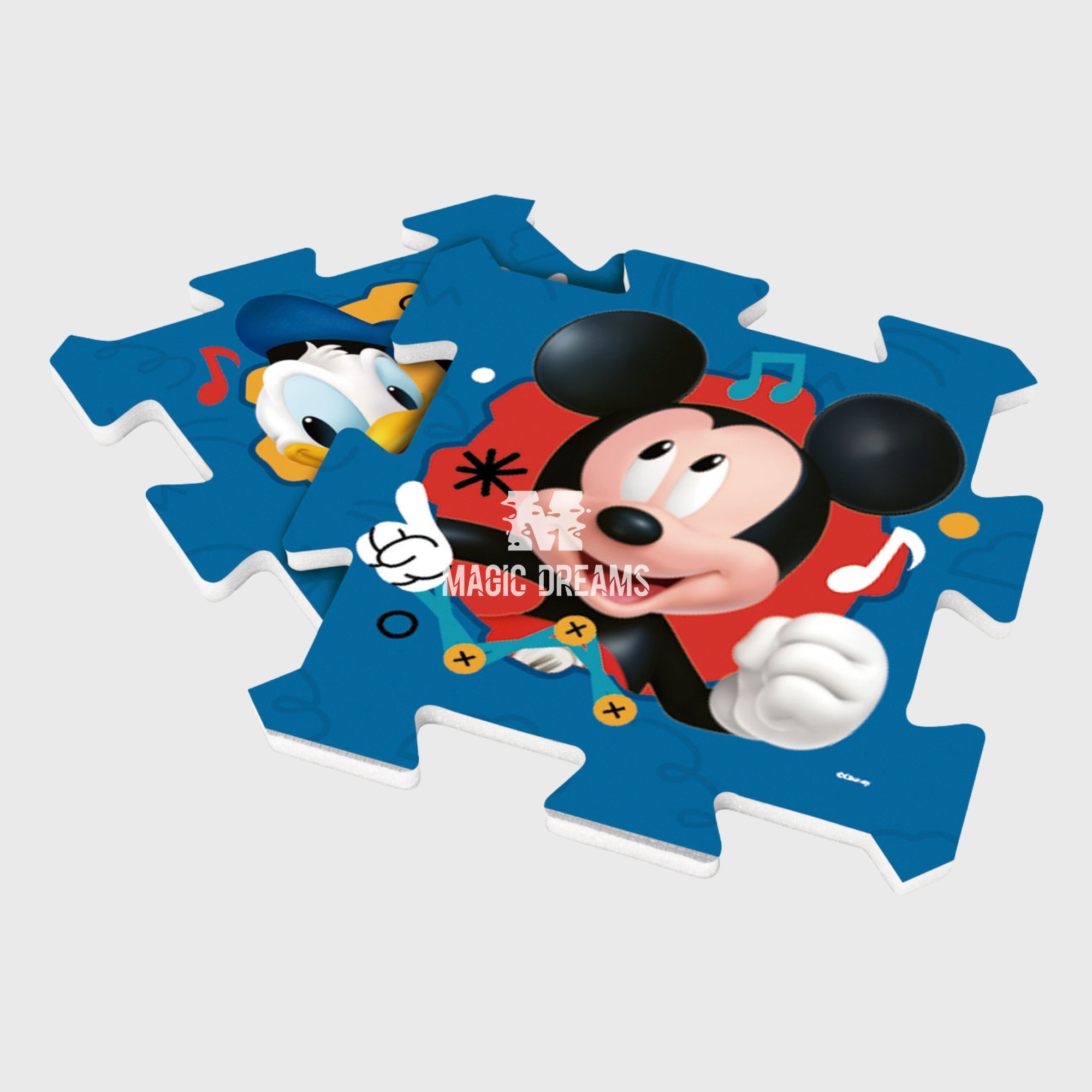 Tapete de Espuma Encaixe 8 Peças Mickey Mouse 118,5x61,5cm