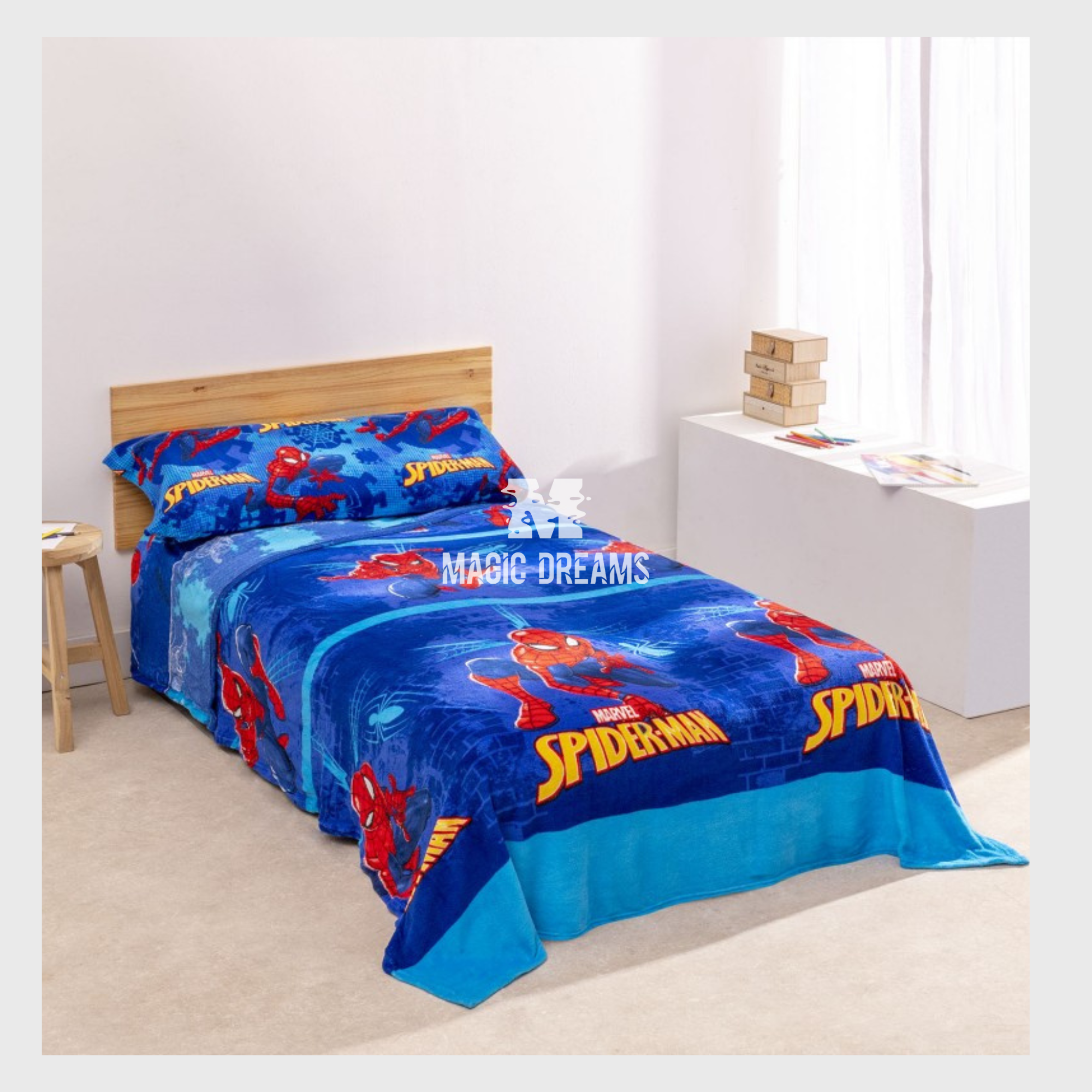 Jogo de Cama Coralina Spiderman
