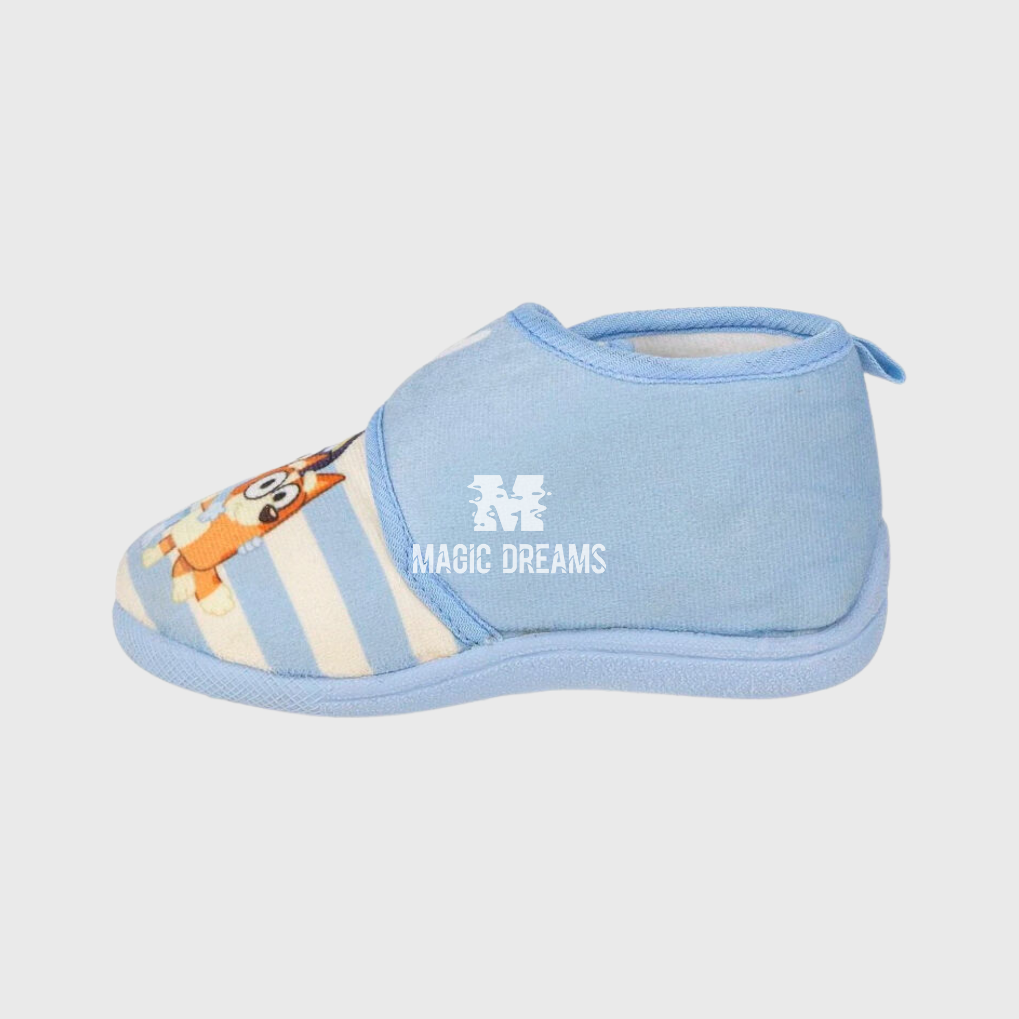 Pantufas Bluey e Bingo Riscas