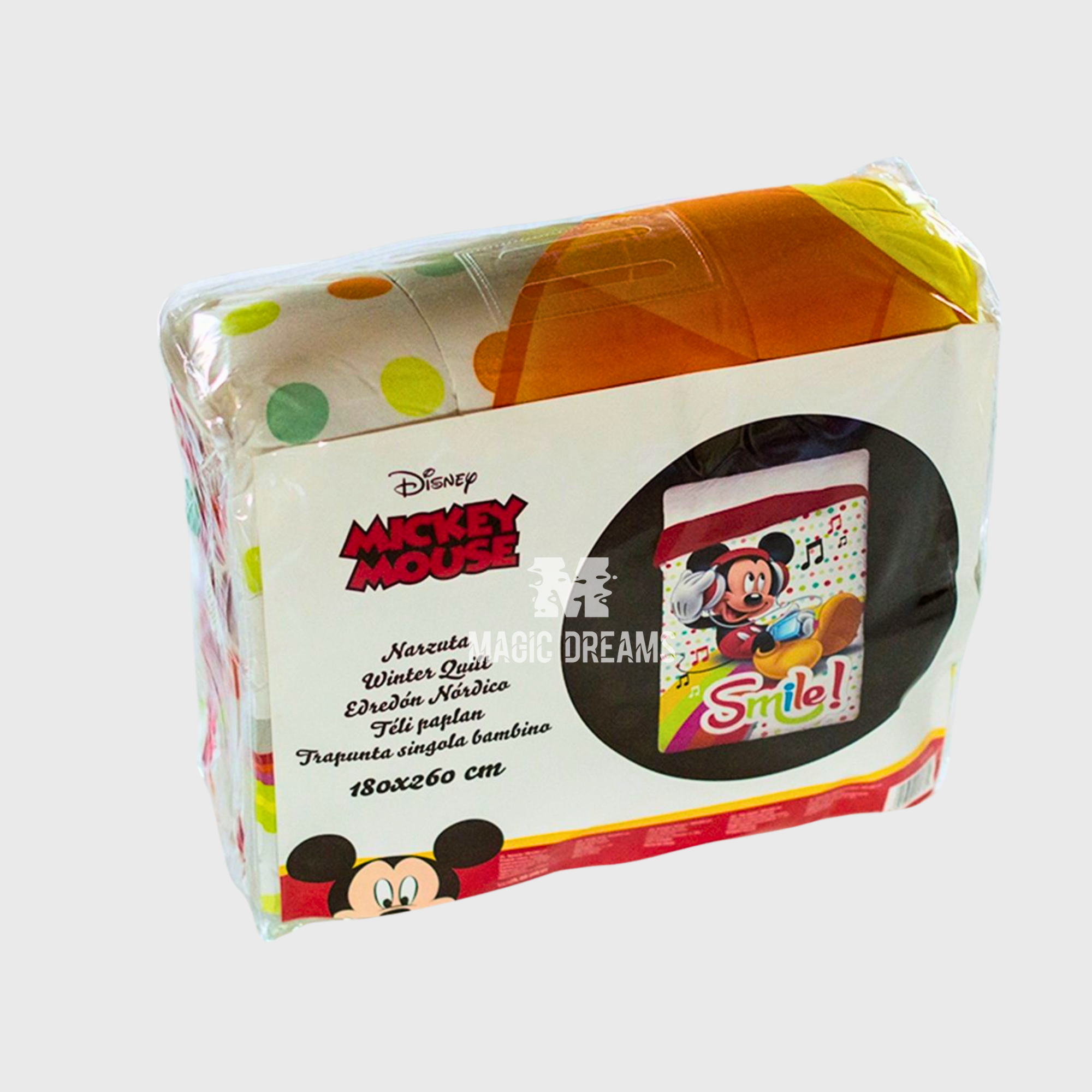 Edredão de Inverno Mickey Mouse 180X260cm