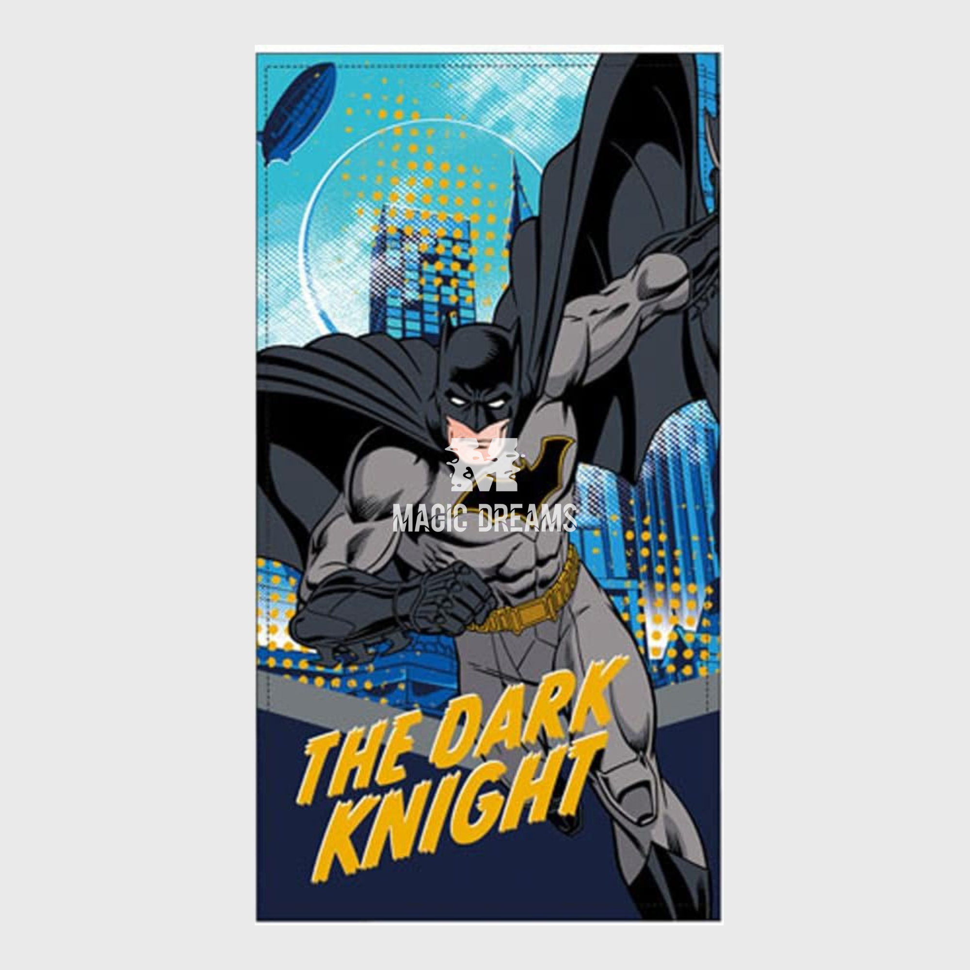 Toalha de Praia Microfibra Batman 70x140cm