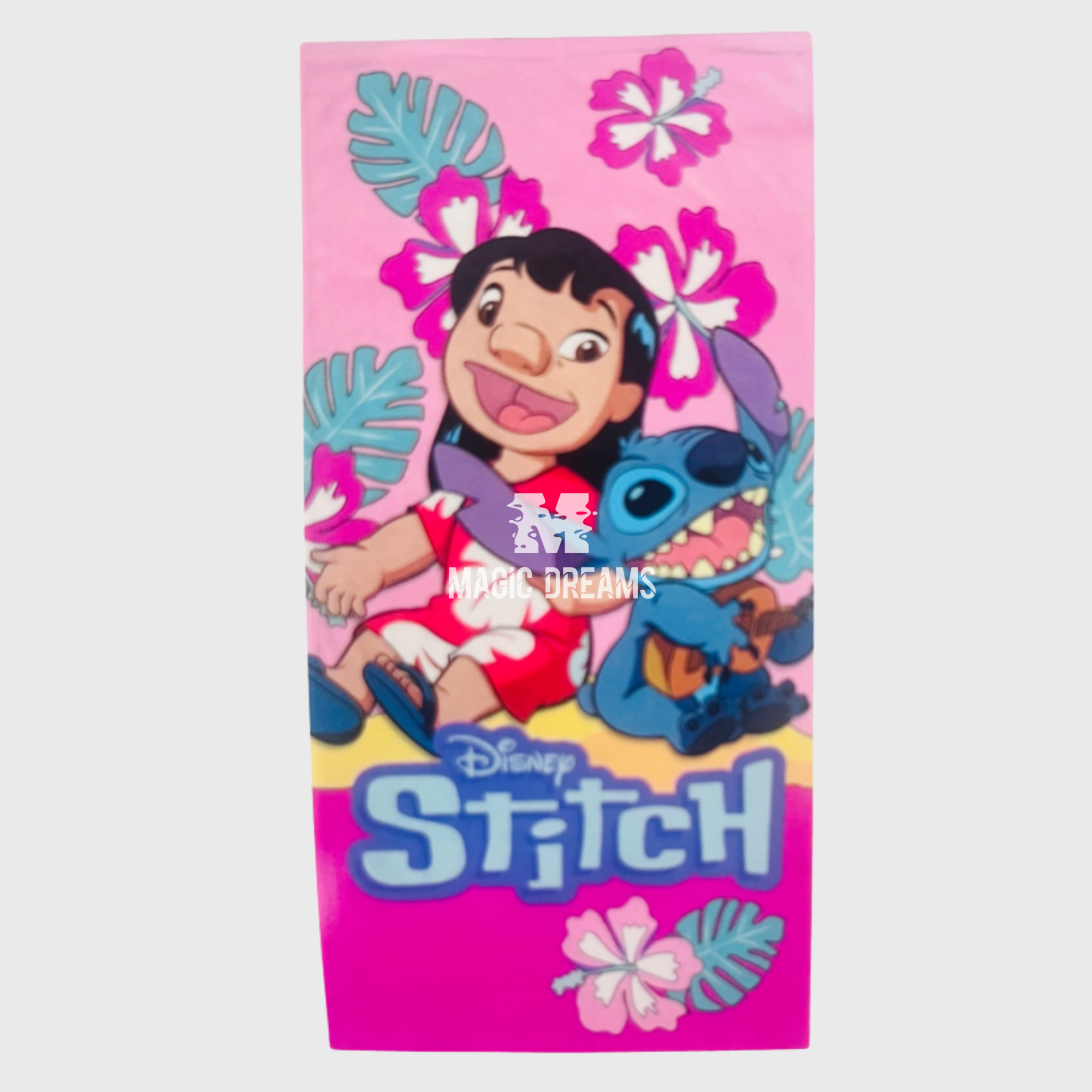 Toalha de Praia Lilo & Stitch Disney Microfibra