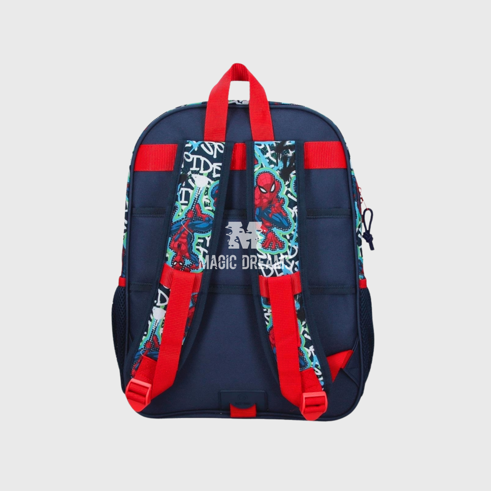 Mochila Escolar Grafity Of Spiderman 40cm Adaptável