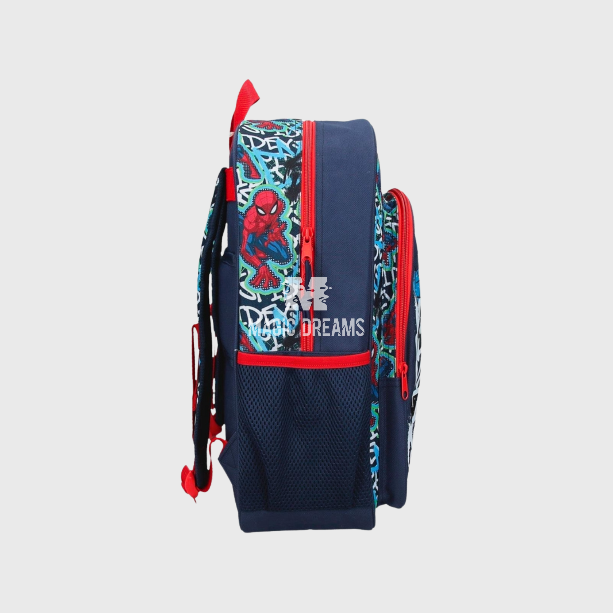 Mochila Escolar Grafity Of Spiderman 40cm Adaptável