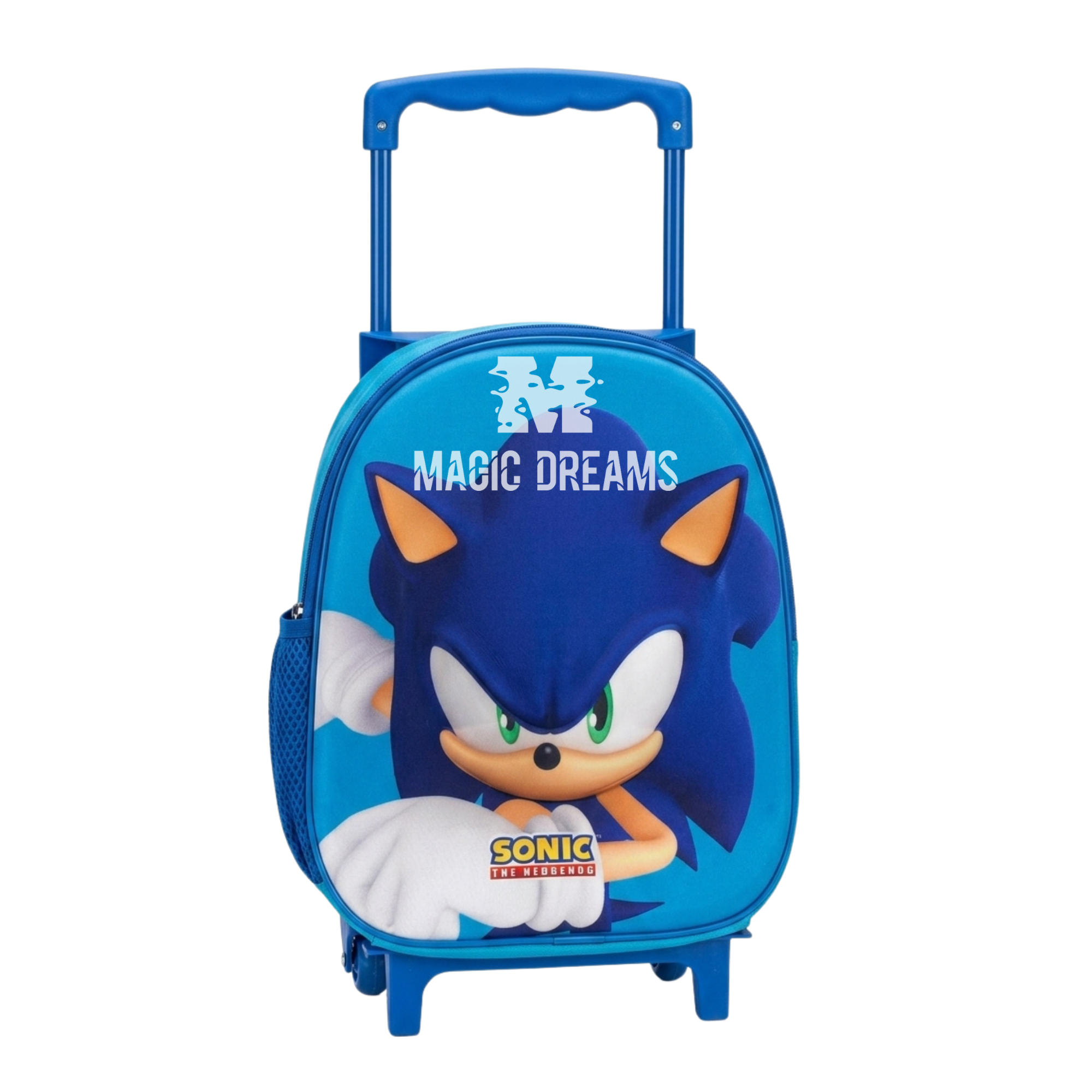 Mochila Pré-Escolar Trolley 3D Modern Sonic 32cm