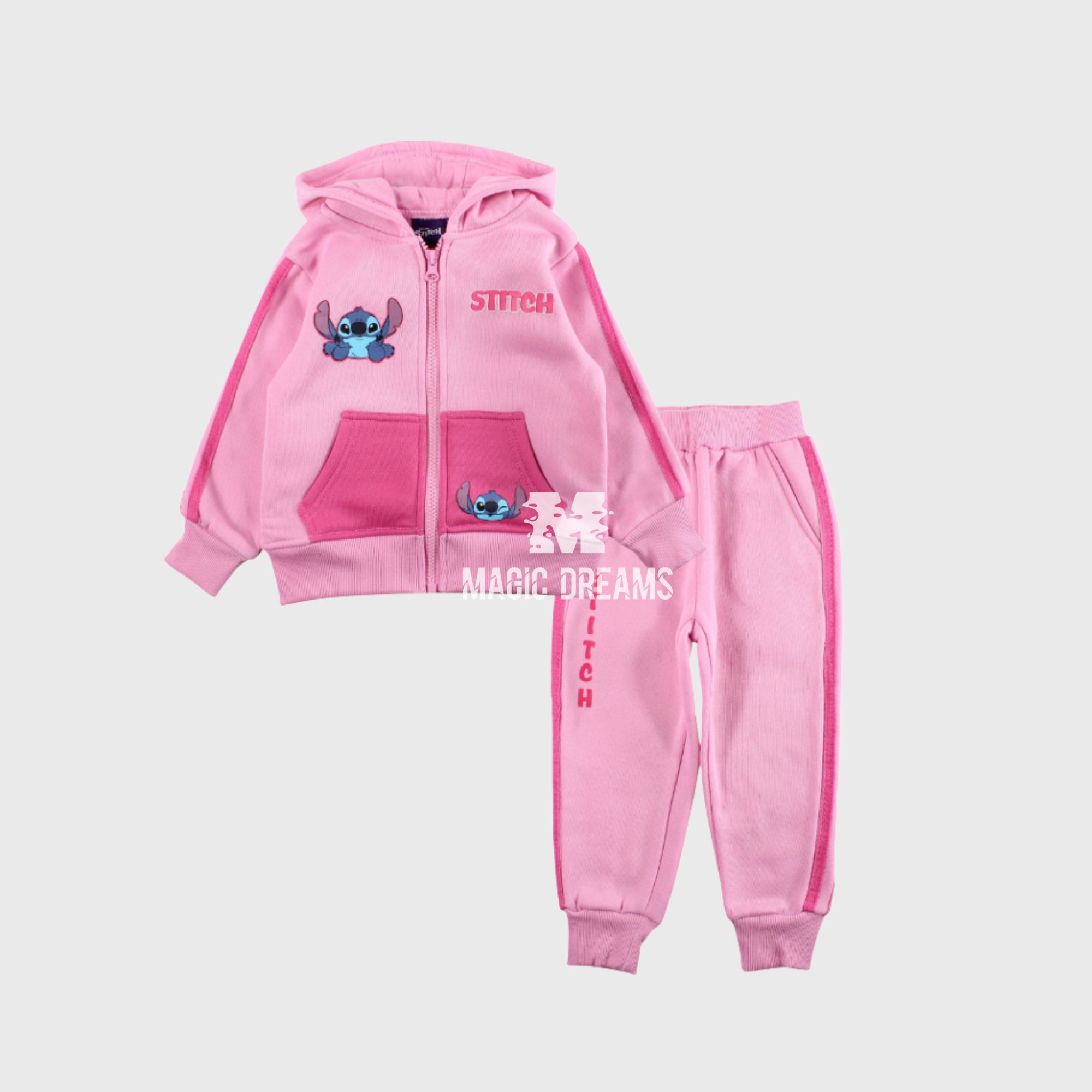 Fato de Treino com Calça e Casaco Disney Stitch Menina 2 aos 8A