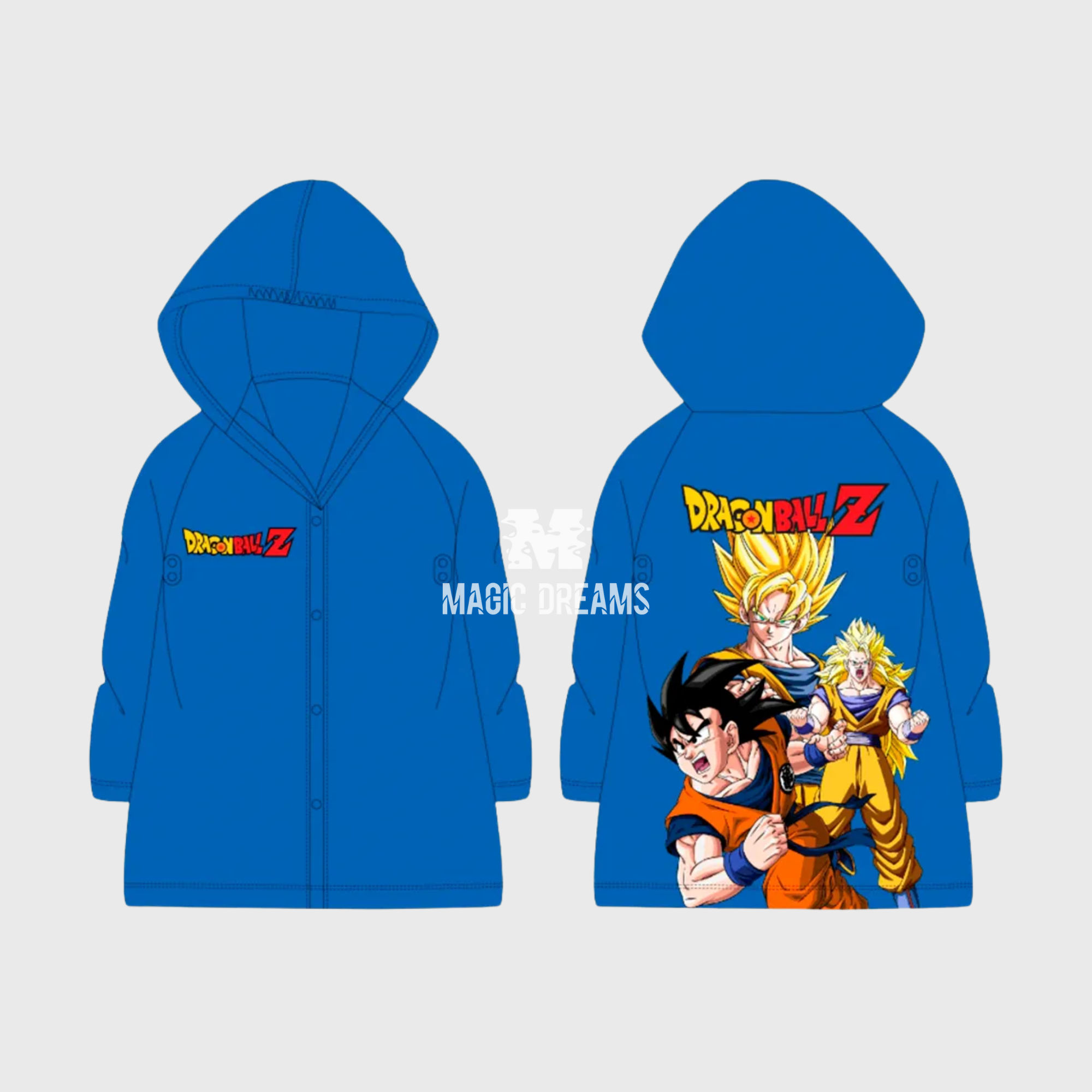 Capa de Chuva Impermeável Dragon Ball
