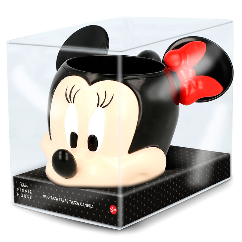Caneca 3D Cabeça Minnie Disney