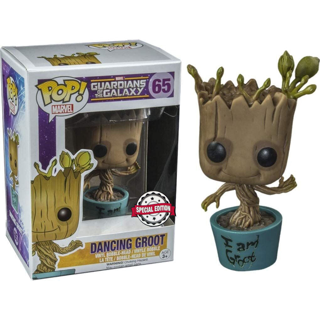 Funko POP Marvel Guardians of the Galaxy Dancing I Am Groot Exclusive