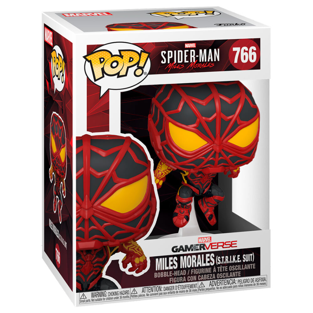 Funko POP Marvel Spiderman Miles Morales S.T.R.I.K.E. Suit