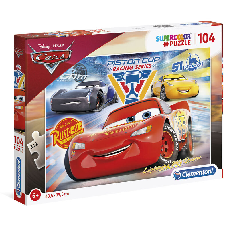 Puzzle Cars 3 Disney 104pcs