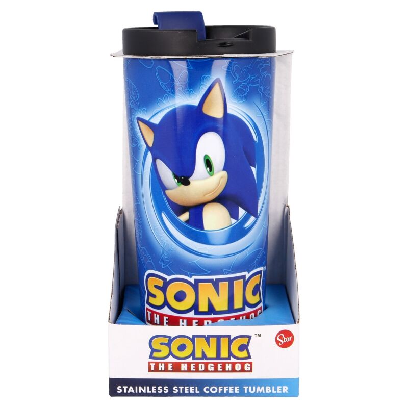 Garrafa de Café Aço Inoxidável Sonic The Hedgehog 425ml