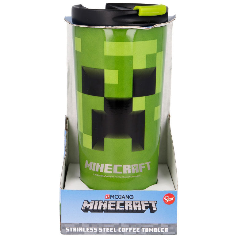 Garrafa Térmica Aço Inoxidável Minecraft 425ml
