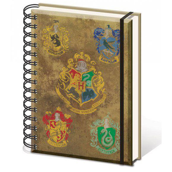 Caderno A5 Hogwarts Harry Potter