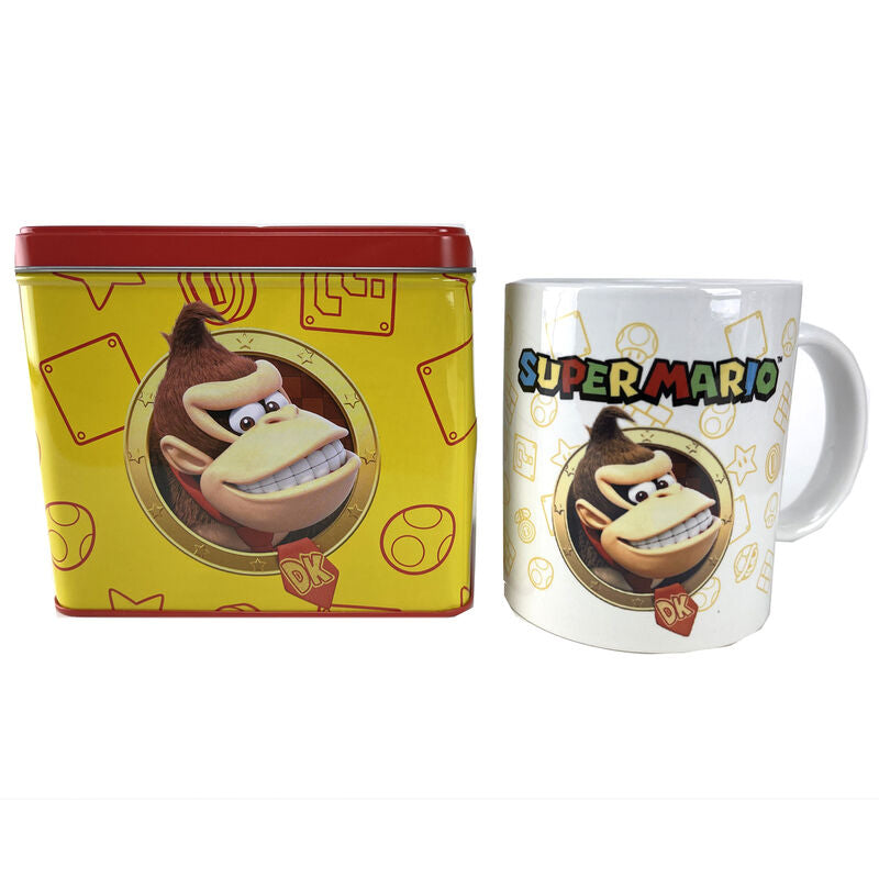 Caneca + Mealheiro Donkey Kong Super Mario Bros Nintendo