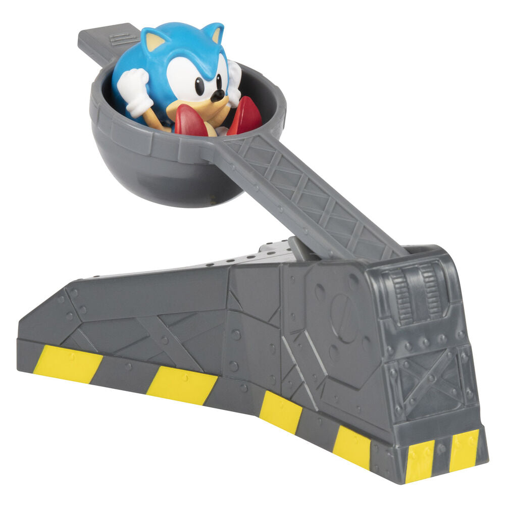 Playset Batalha Robot Gigante Eggman contra Sonic Sonic the Hedgehog