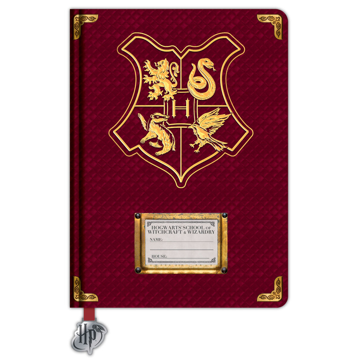 Caderno A5 Hogwarts Harry Potter