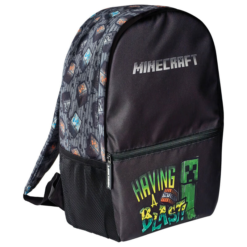 Mochila Escolar Minecraft 40cm