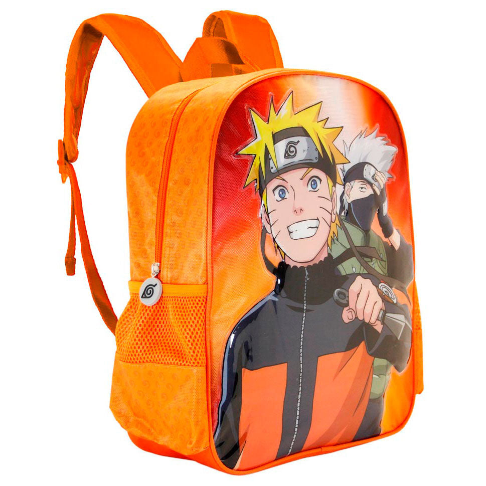 Mochila Escolar Média Adaptável Action Naruto 39cm