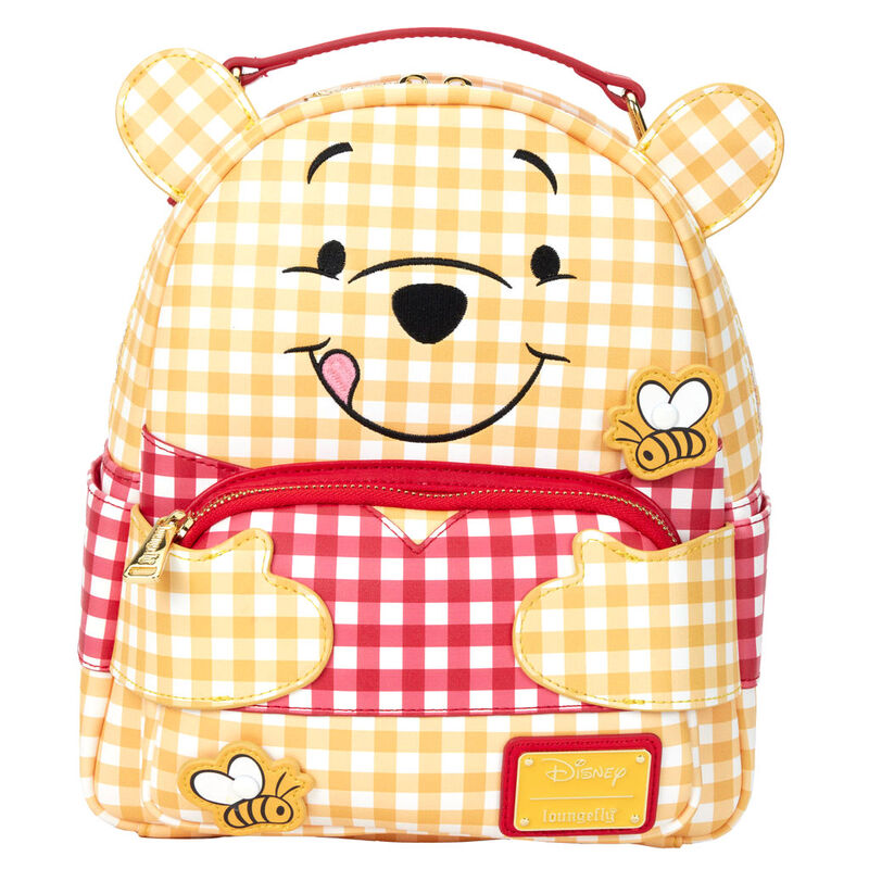 Mochila Casual Gingham Winnie the Pooh Disney Loungefly 25cm