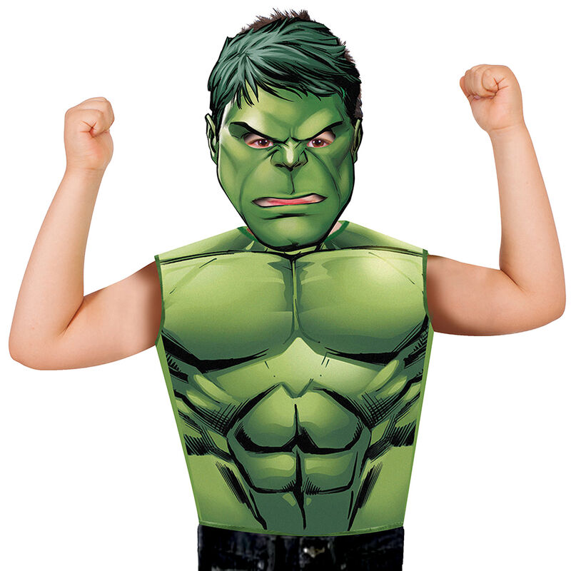 Conjunto Fantasia Party time Hulk Avengers Marvel 3-6 anos