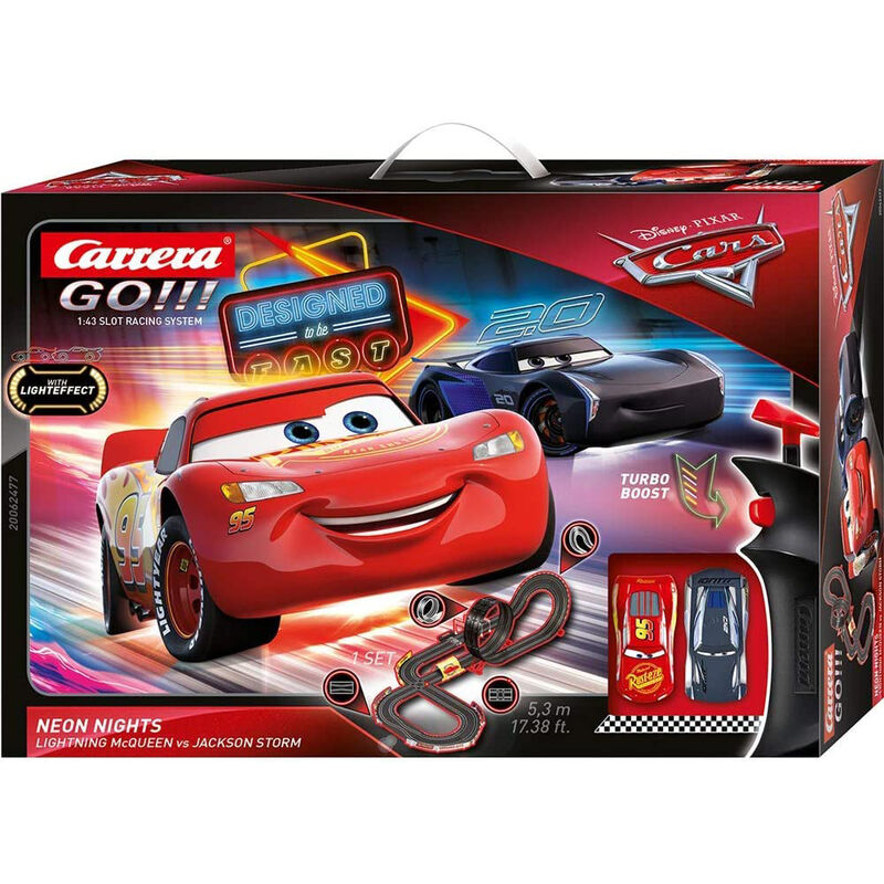 Pista Carrera Circuito Rayo & Storm Cars Disney Pixar