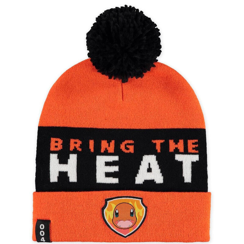 Conjunto Gorro e Luvas Charmander Pokemon