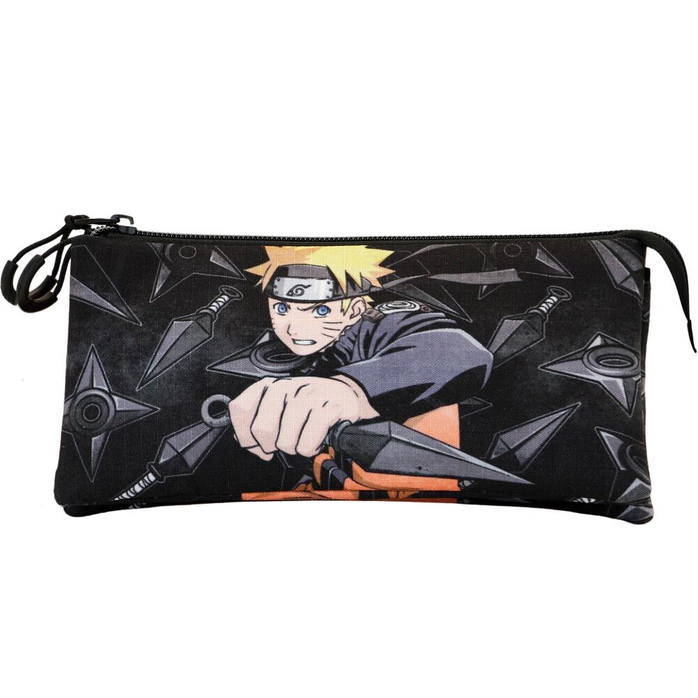Estojo Triplo Uzumaki Naruto Shippuden