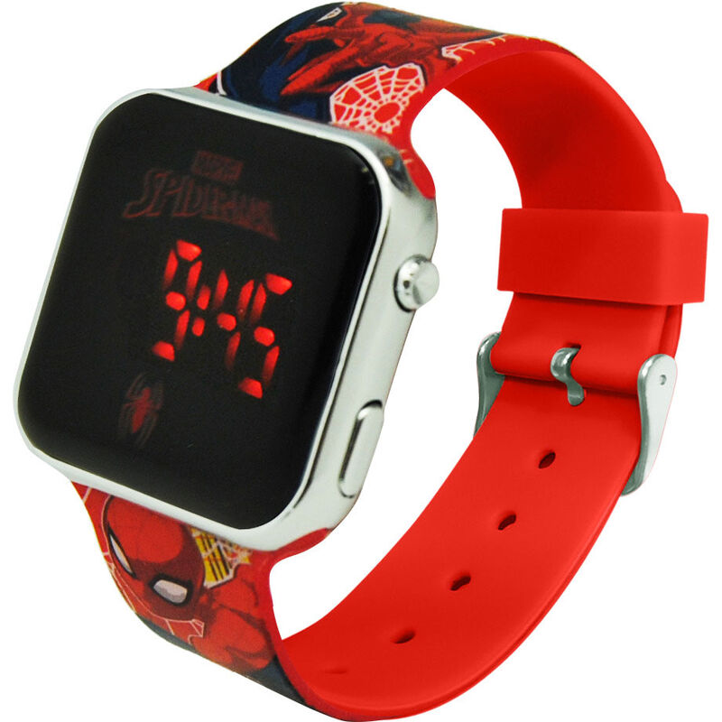 Relógio LED Spiderman Marvel