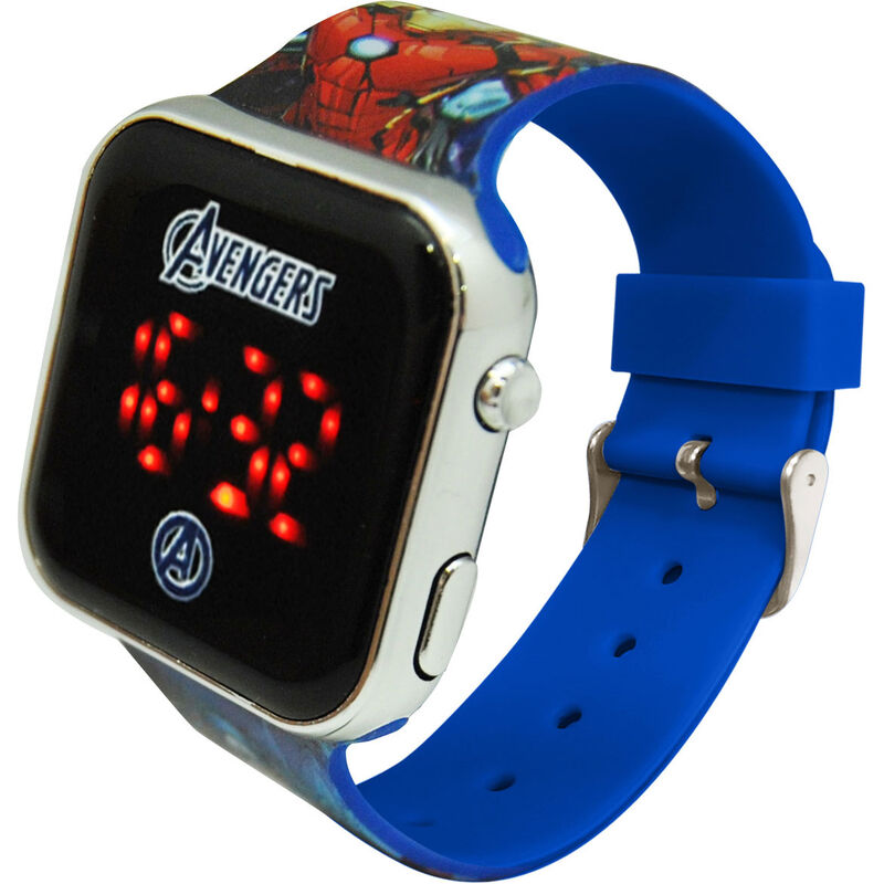 Relógio LED Avengers Marvel