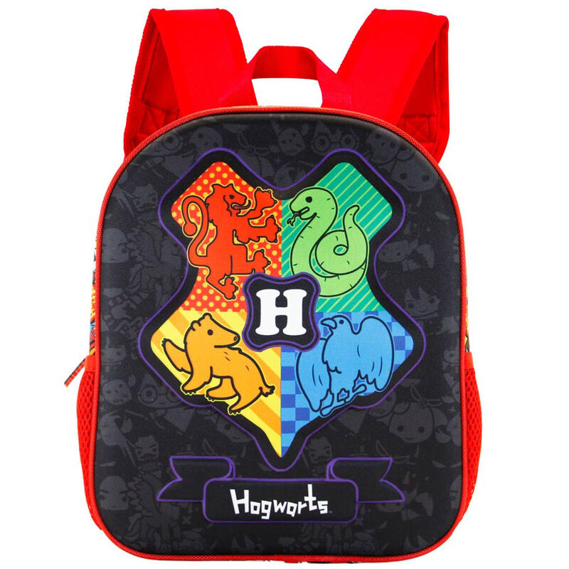Mochila Pré-Escolar 3D Hogwarts Harry Potter 31cm