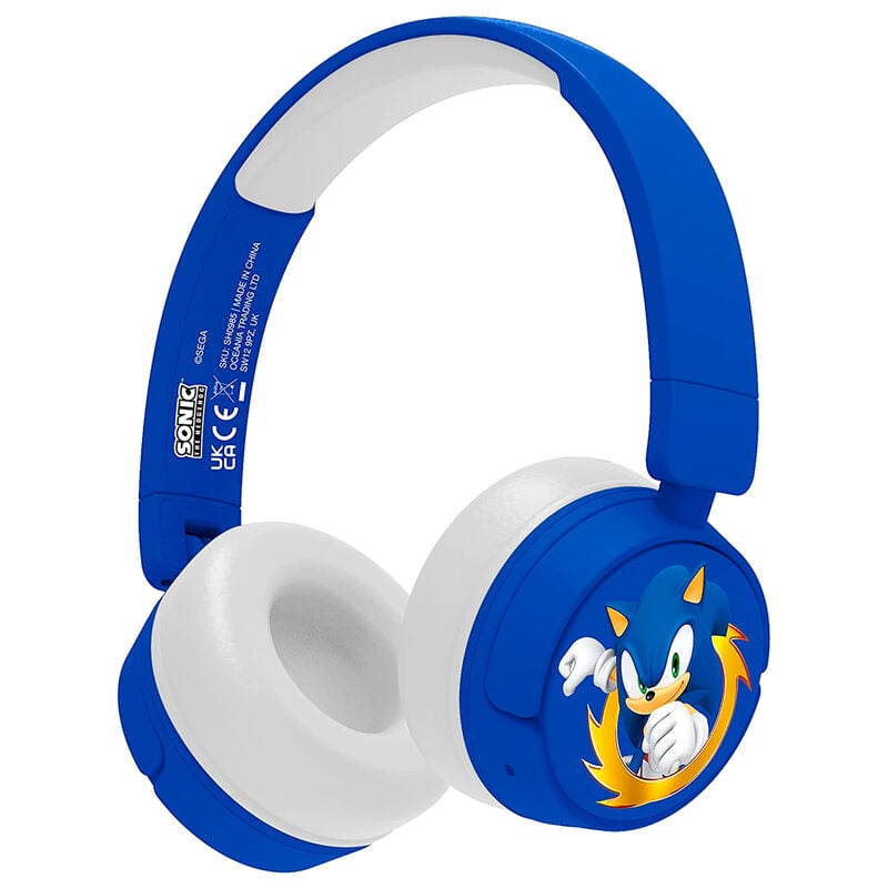 Auriculares Sem Fios Infantil Sonic the Hedgehog