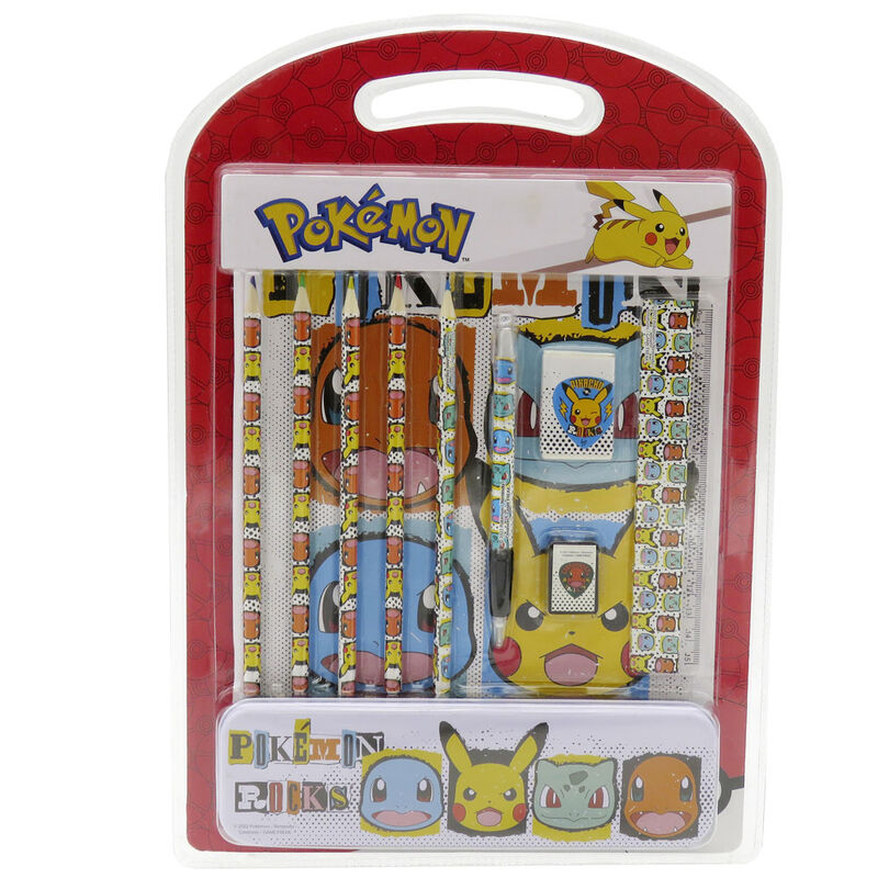 Set de Papelaria Pokemon