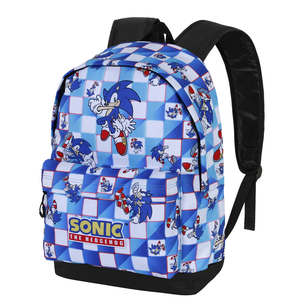 Mochila Escolar Blue Lay Sonic The Hedgehog 41cm