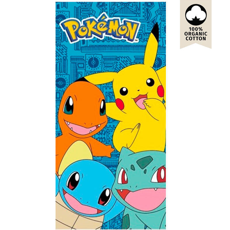 Toalha de Praia Algodão Pokemon