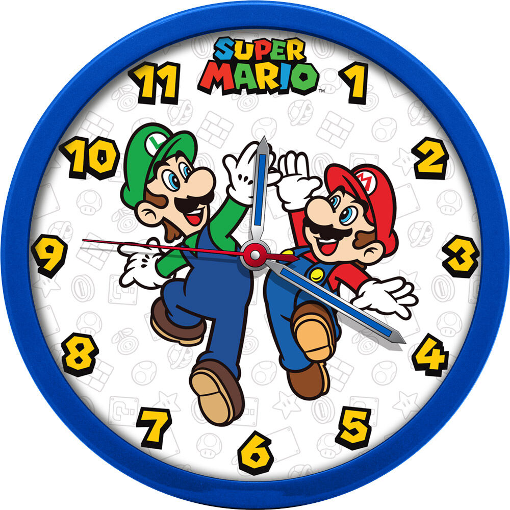 Relógio de parede Super Mario Bros