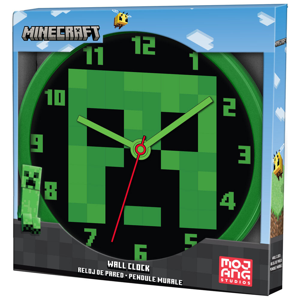 Relógio de Parede Minecraft