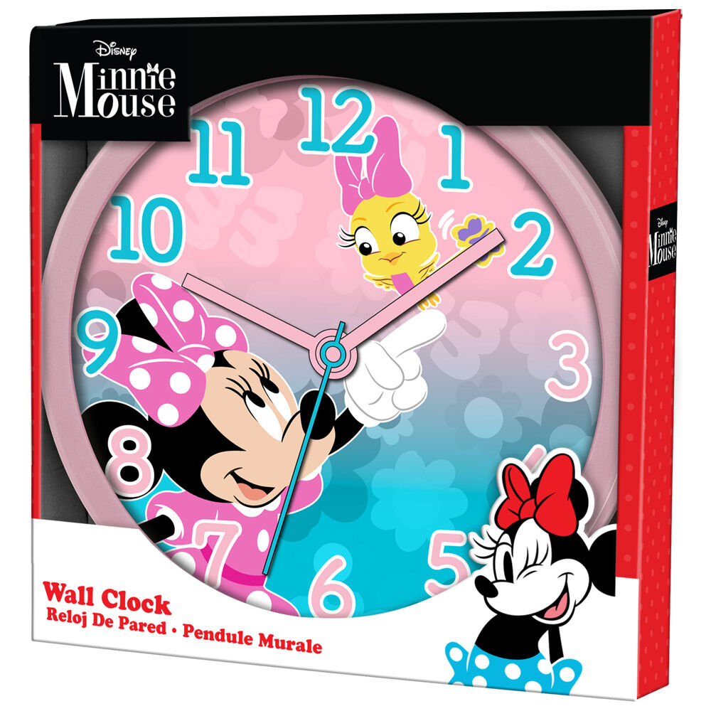 Relógio de parede Minnie Disney