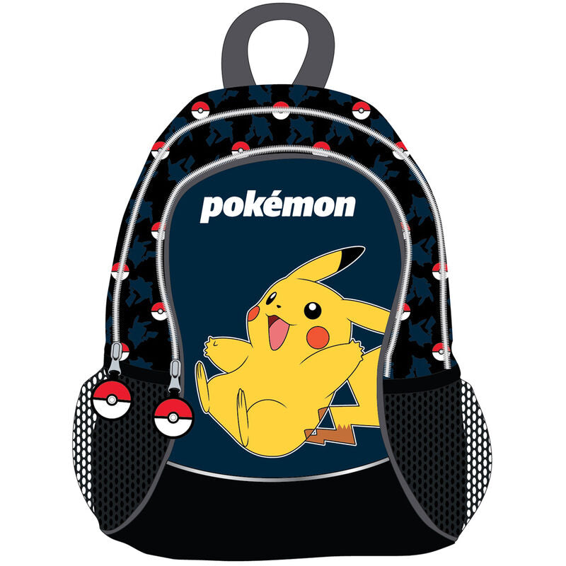 Mochila Escolar Pokeball Pokemon 40cm