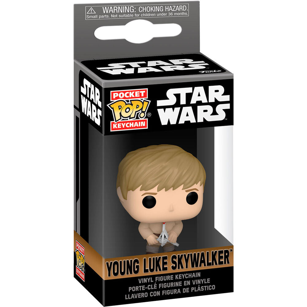 Porta-Chaves Funko Pocket POP Star Wars Obi-Wan Kenobi 2 Young Luke Skywalker